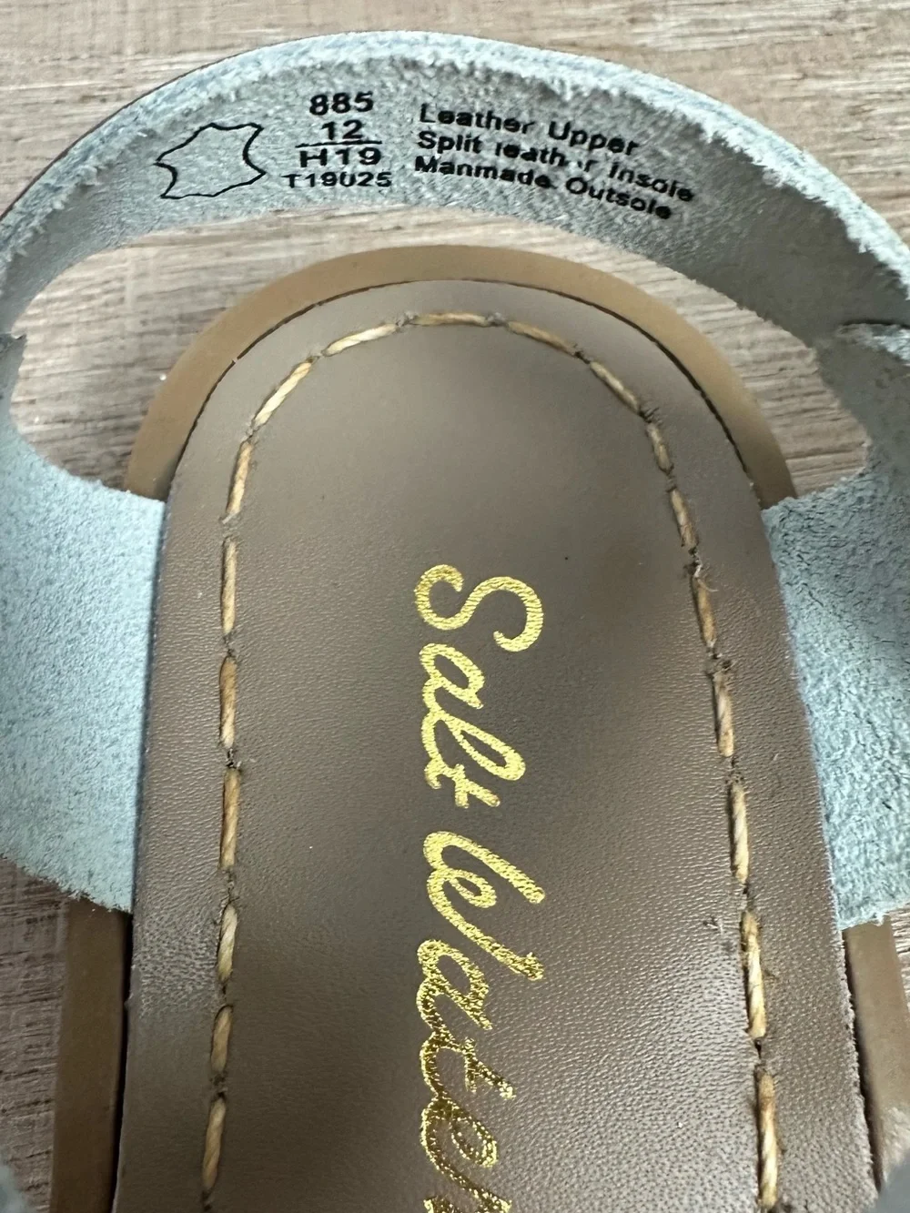 Salt Water Sandals Kids Tan Strappy Buckle Sandals